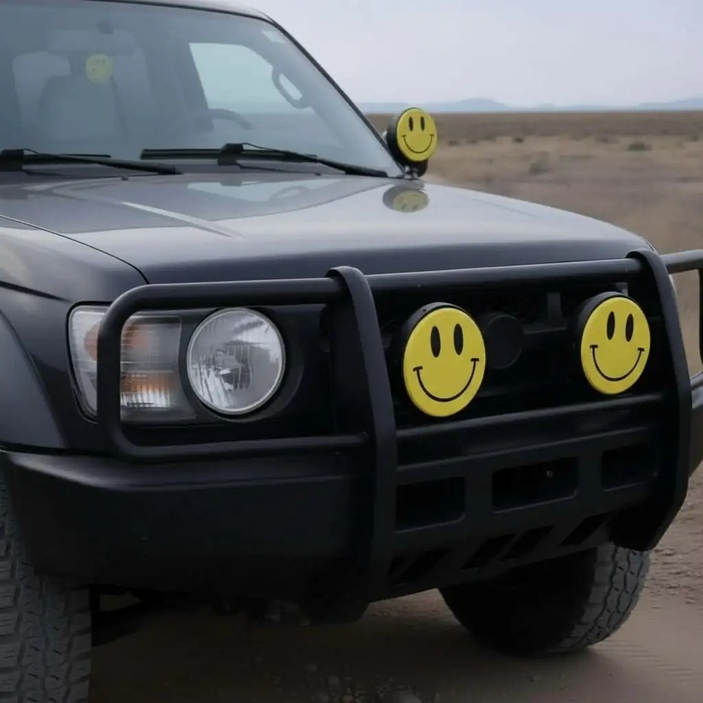 Off Road Led Sis Lamba Kılıfı - Gülen Yüz